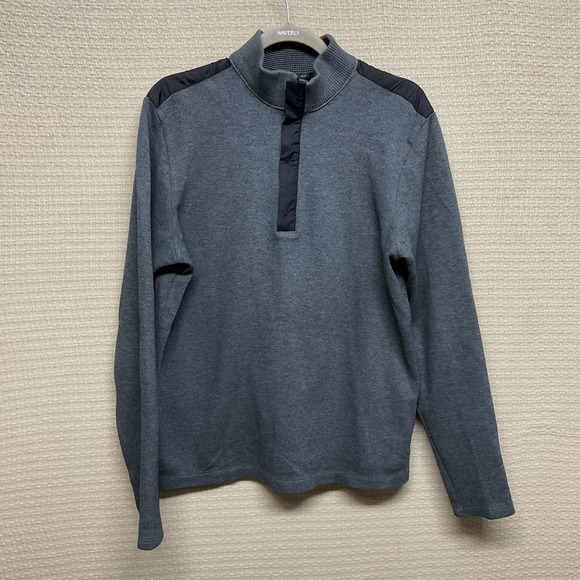 Hugo Boss Other - Hugo Boss Sydney Quarter Zip Black Cotton Pullover Men's size medium